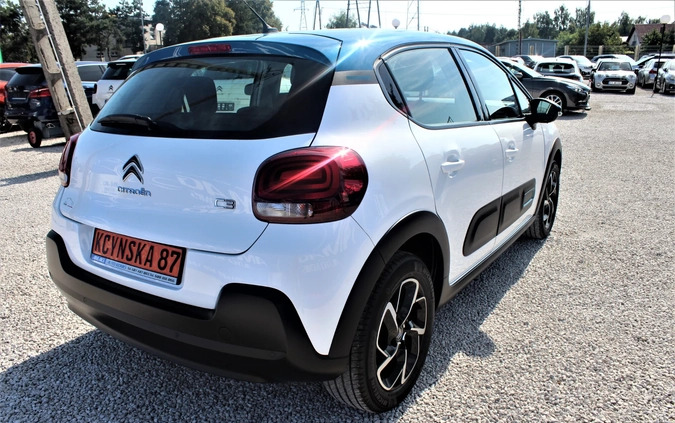 Citroen C3 cena 58900 przebieg: 13444, rok produkcji 2020 z Międzylesie małe 407